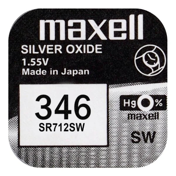 Maxell 346 SR712SW Silber Knopfzelle 1,55 V - MIZO.at
