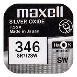 Maxell 346 SR712SW Silber Knopfzelle 1,55 V - MIZO.at