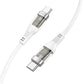 Borofone BU37 Transparent USB-C Cable | PD 60W, 1,2 m - MIZO.at