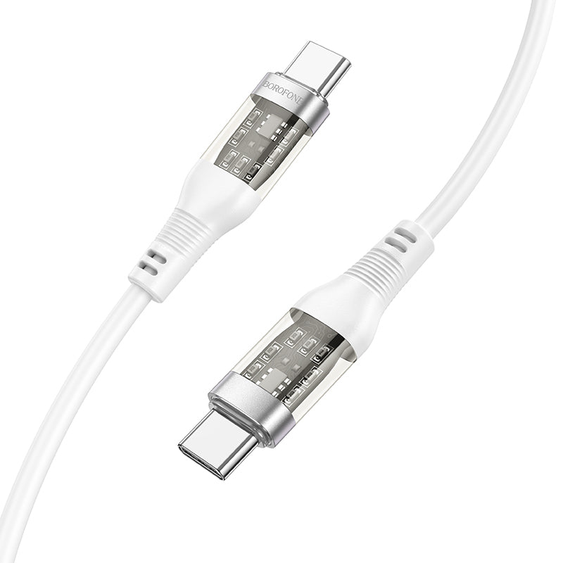 Borofone BU37 Cable | Type-C to Type-C | 60W Fast Charging | 1.2m - MIZO.at