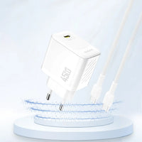 Dudao A28 GaN 45W USB-C Wall Charger – White - MIZO.at