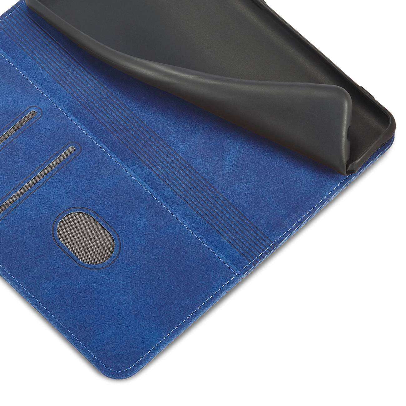 Samsung Galaxy S23 Magnet Fancy Case | Blue Flip Wallet Cover - MIZO.at