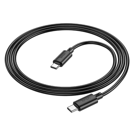 HOCO USB-C auf USB-C Kabel 60W PD X88 – 1m Schwarz - MIZO.at