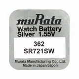 Murata 362 SR721SW Silber Knopfzelle 1,55 V - MIZO.at