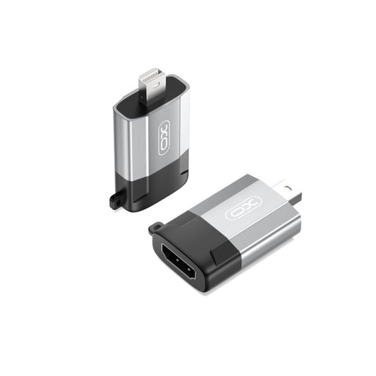 XO GB015 Mini DisplayPort zu HDMI Adapter 4K Grau | HD-Video - MIZO.at