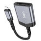 Hoco UA25 Kartenleser SD TF Lightning iPhone Grau - MIZO.at