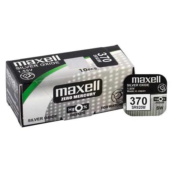 Maxell 370 SR920W Silber Knopfzelle 1,55 V - MIZO.at