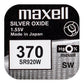 Maxell 370 SR920W Silber Knopfzelle 1,55 V - MIZO.at