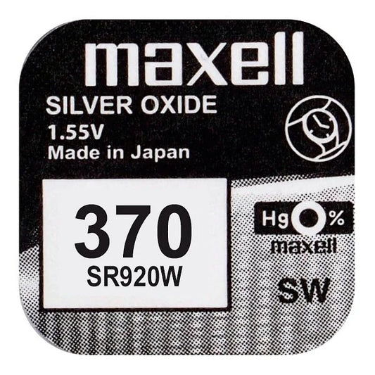 Maxell 370 SR920W Silber Knopfzelle 1,55 V - MIZO.at