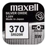 Maxell 370 SR920W Silber Knopfzelle 1,55 V - MIZO.at