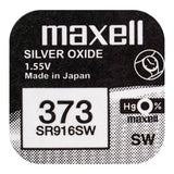Maxell 373 SR916SW Silber Knopfzelle 1,55 V - MIZO.at