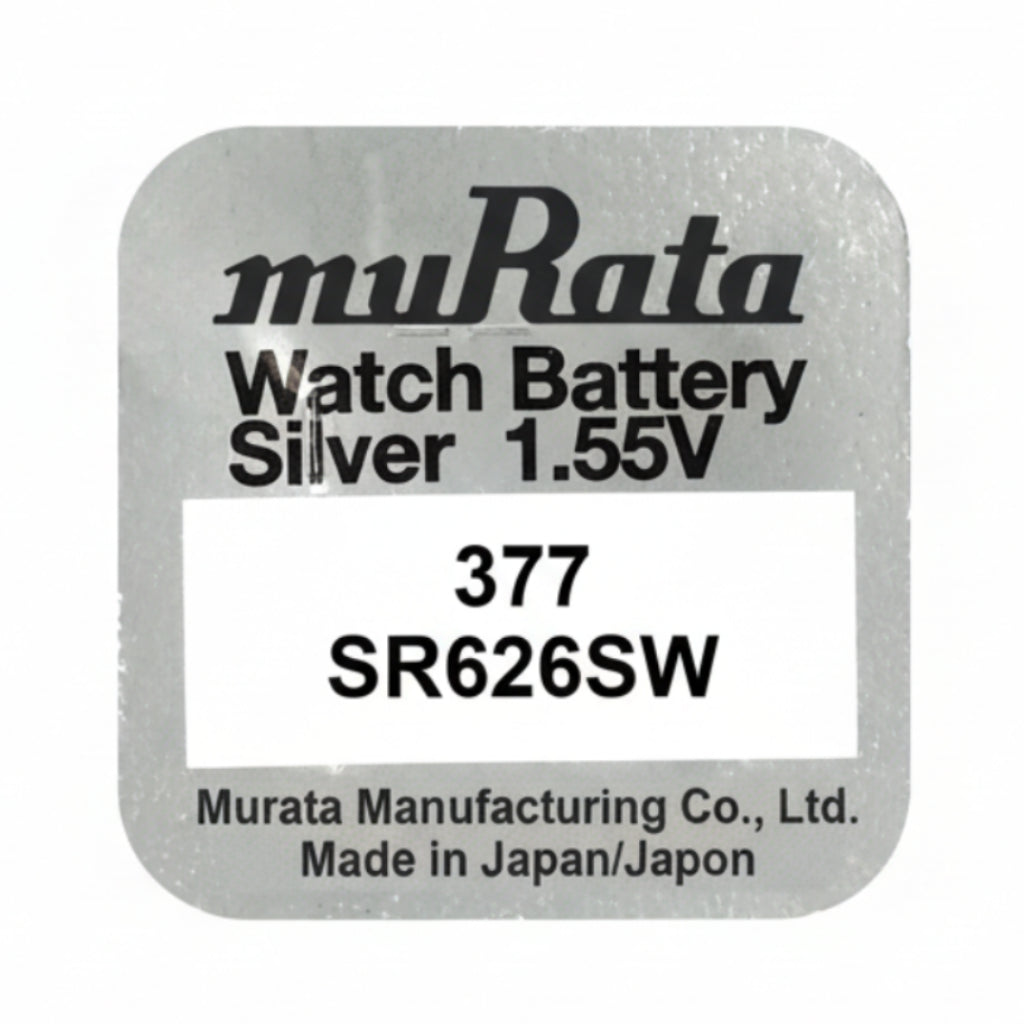 Murata 377 SR626SW Silber Knopfzelle 1,55 V - MIZO.at