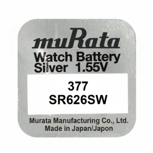 Murata 377 SR626SW Silber Knopfzelle 1,55 V - MIZO.at