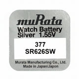 Murata 377 SR626SW Silber Knopfzelle 1,55 V - MIZO.at