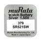 Murata 379 SR521SW Silber Knopfzelle 1,55 V - MIZO.at