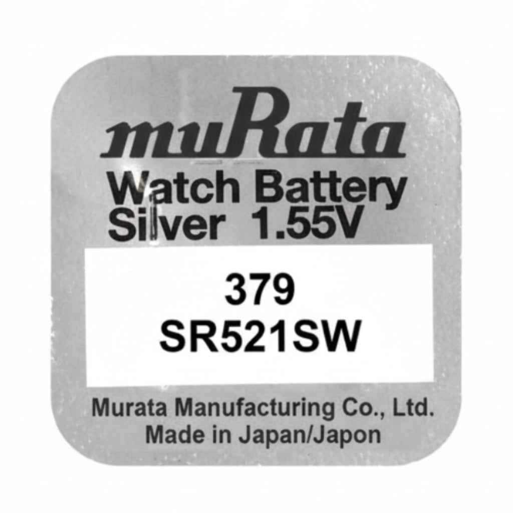 Murata 379 SR521SW Silber Knopfzelle 1,55 V - MIZO.at