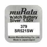 Murata 379 SR521SW Silber Knopfzelle 1,55 V - MIZO.at