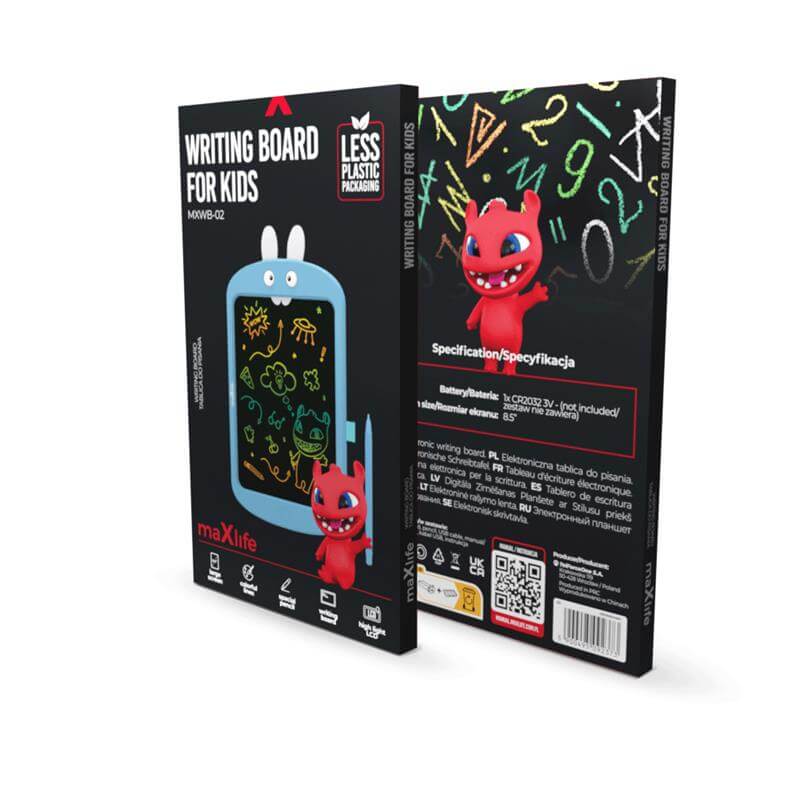 MXWB-02 Maxlife Children's Writing Board | Fun & Safe Drawing - MIZO.at