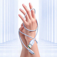 Lightning USB Cable 2.4A | Fast Charging & Data Transfer (1.2m, Blue) - MIZO.at