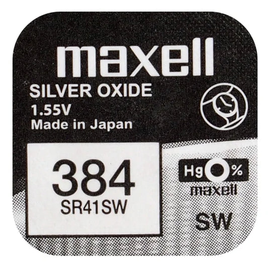 Maxell 384 SR41SW Silber Knopfzelle 1,55 V - MIZO.at
