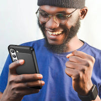 Samsung Galaxy S23 Carbon Case | Sleek Black Protection - MIZO.at