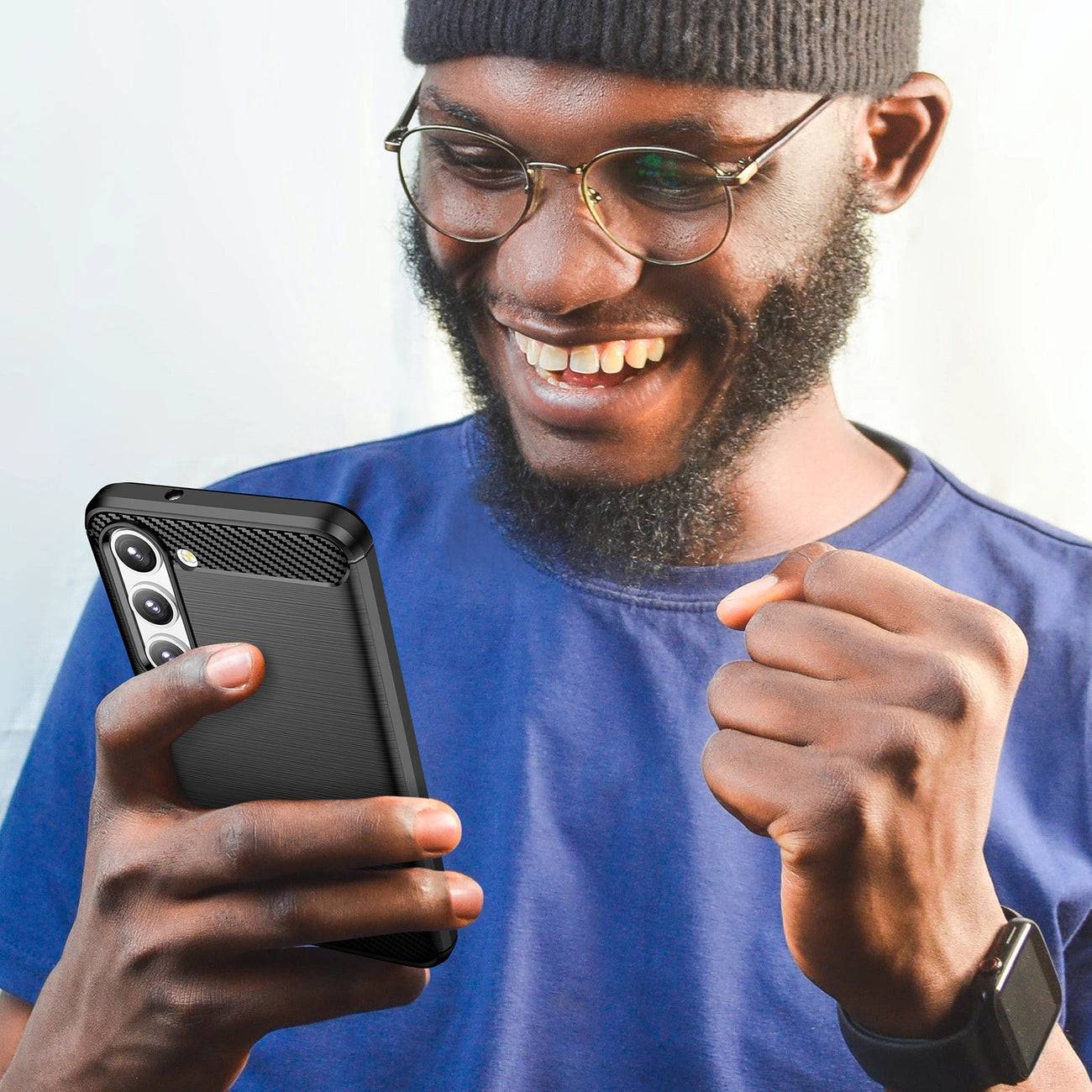 Samsung Galaxy S23 Carbon Case | Sleek Black Protection - MIZO.at