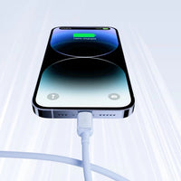 Lightning USB Cable 2.4A | Fast Charging & Data Transfer (1.2m, Blue) - MIZO.at