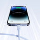 Lightning USB Kabel, 1,2 m Blau – 2,4A Schnellladen & Datentransfer - MIZO.at