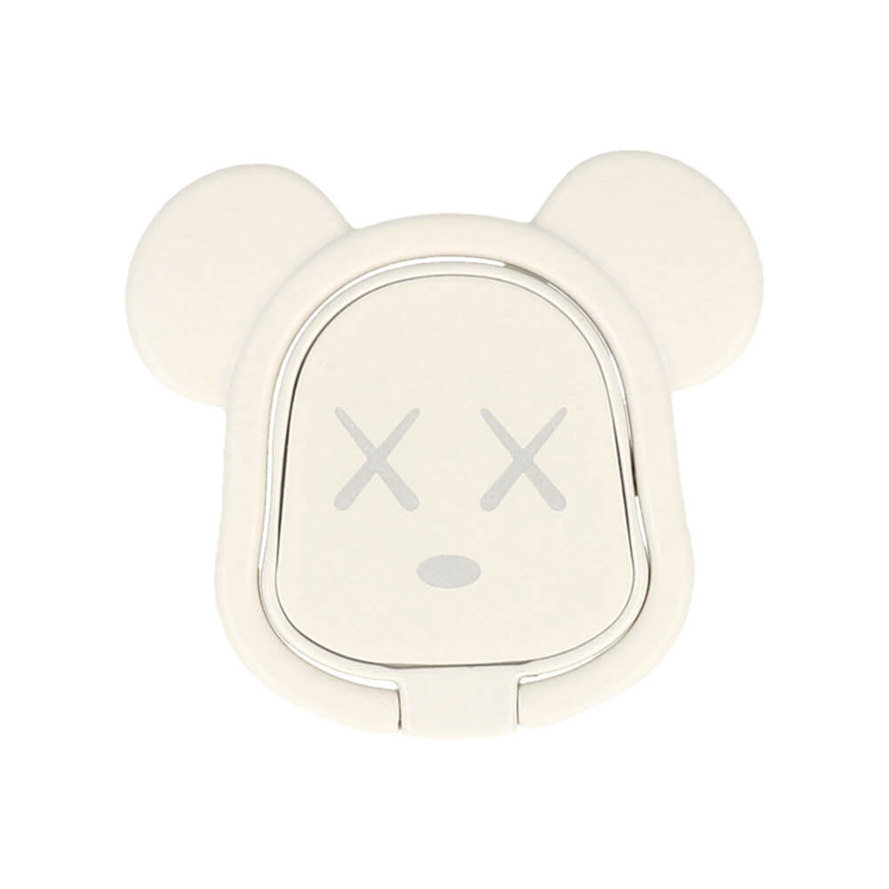 Bear Ring Holder | White | Phone Stand & Finger Grip - MIZO.at