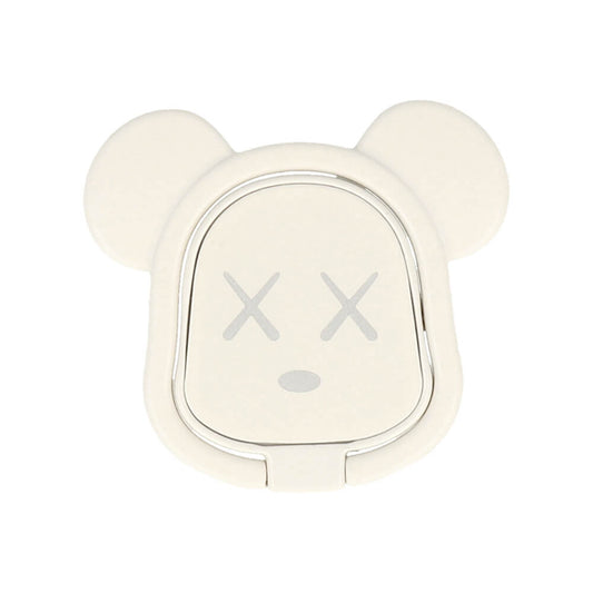 Bear Ring Holder | White | Phone Stand & Finger Grip - MIZO.at