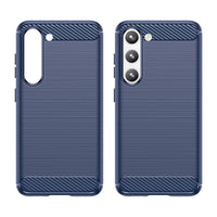 Samsung Galaxy S23 Carbon Case | Stylish Blue Protection - MIZO.at