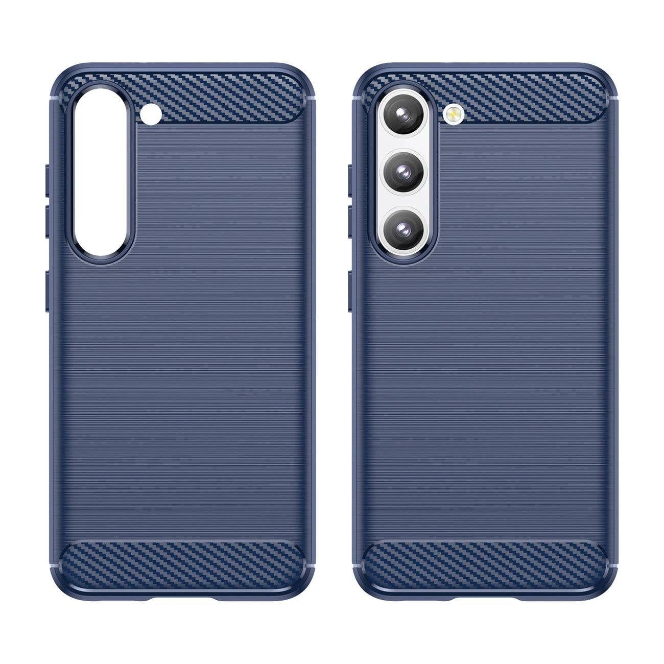 Samsung Galaxy S23 Carbon Case | Stylish Blue Protection - MIZO.at