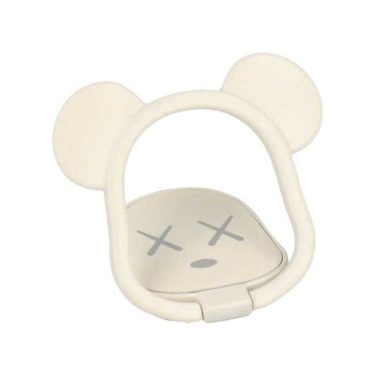 Bear Ring Holder | White | Phone Stand & Finger Grip - MIZO.at