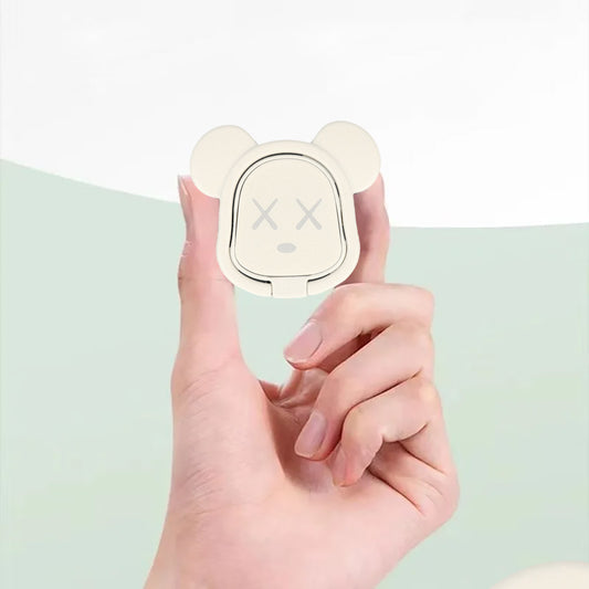 Bear Ring Holder Weiß | Phone Stand & Fingergriff - MIZO.at
