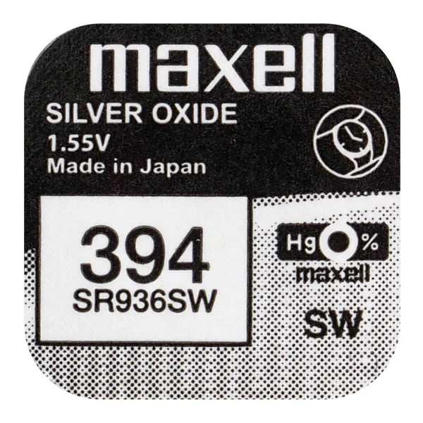 Maxell 394 SR936SW Silber Knopfzelle 1,55 V - MIZO.at
