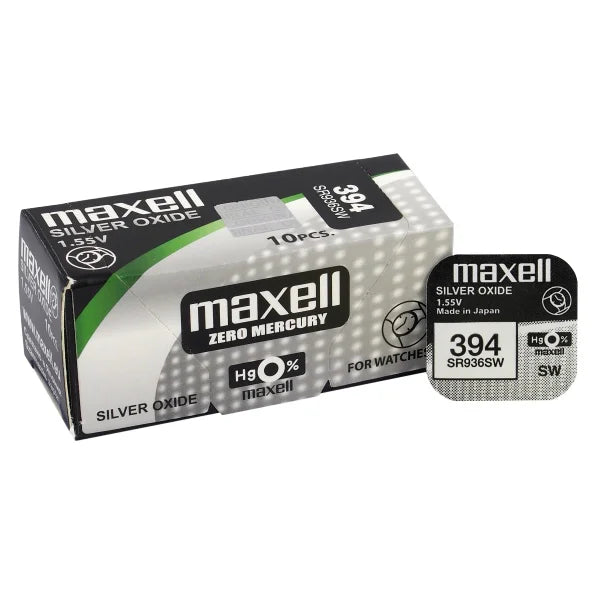 Maxell 394 SR936SW Silber Knopfzelle 1,55 V - MIZO.at