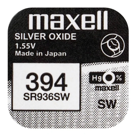 Maxell 394 SR936SW Silber Knopfzelle 1,55 V - MIZO.at