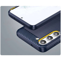 Samsung Galaxy S23 Carbon Case | Stylish Blue Protection - MIZO.at