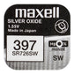 Maxell 397 SR726SW Silber Knopfzelle 1,55 V - MIZO.at