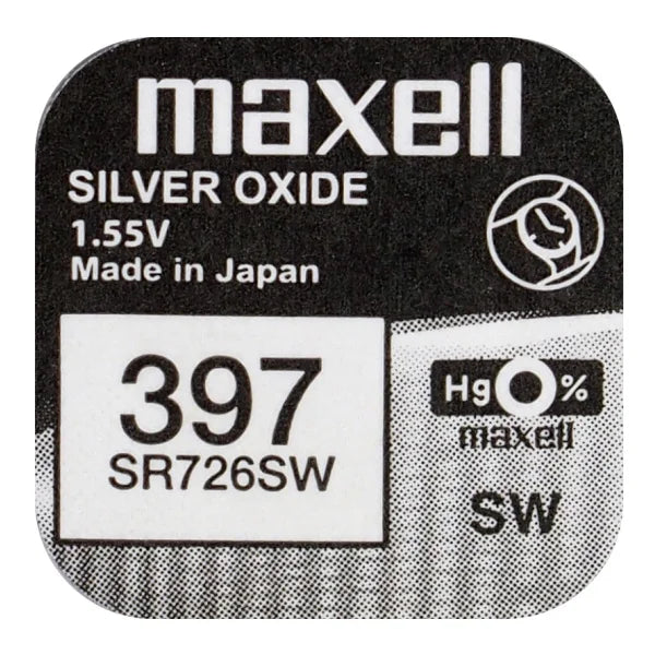 Maxell 397 SR726SW Silber Knopfzelle 1,55 V - MIZO.at