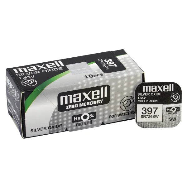 Maxell 397 SR726SW Silber Knopfzelle 1,55 V - MIZO.at