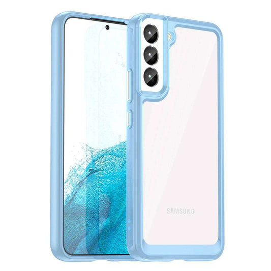 Galaxy S23 Outer Space Case Blau – Hybrid Transparent & Stoßfest - MIZO.at