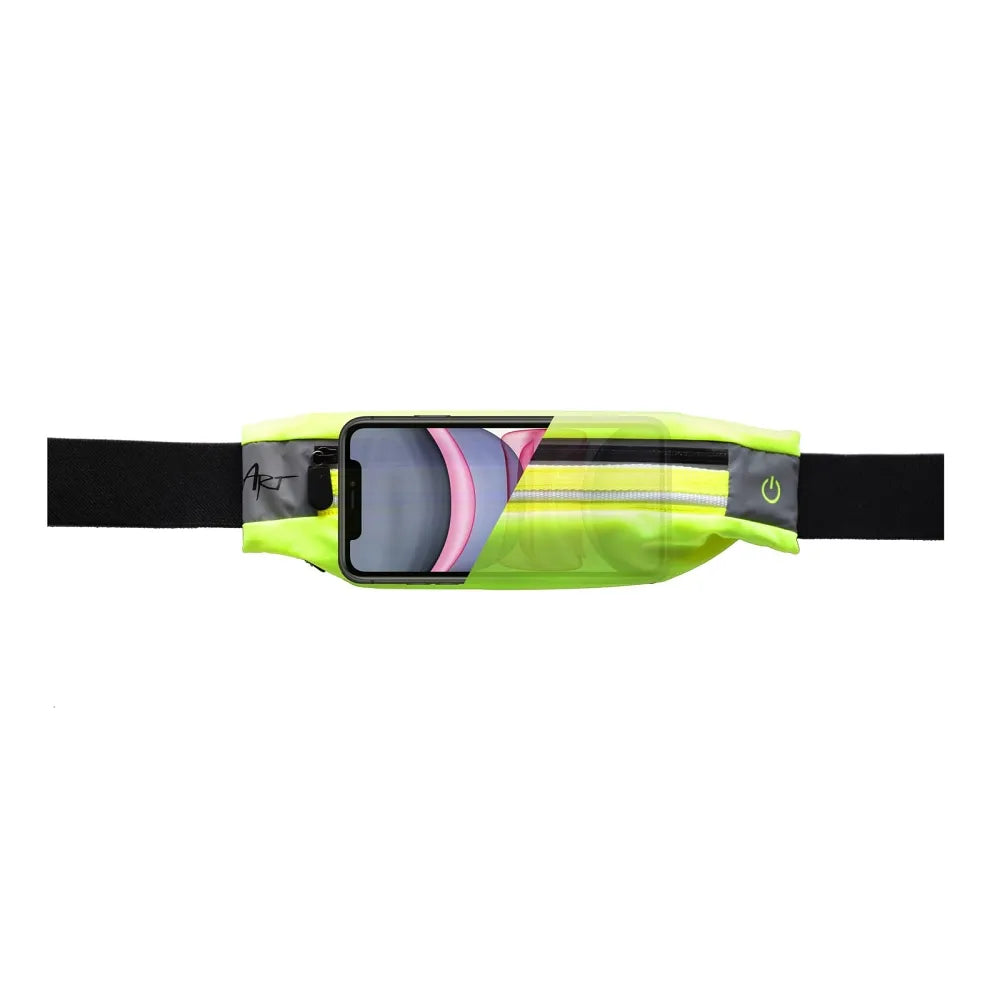 Art APS-01G Sport Belt mit Tasche und Licht Grün - MIZO.at