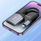 Hoco UA25 Kartenleser SD TF Lightning iPhone Grau - MIZO.at