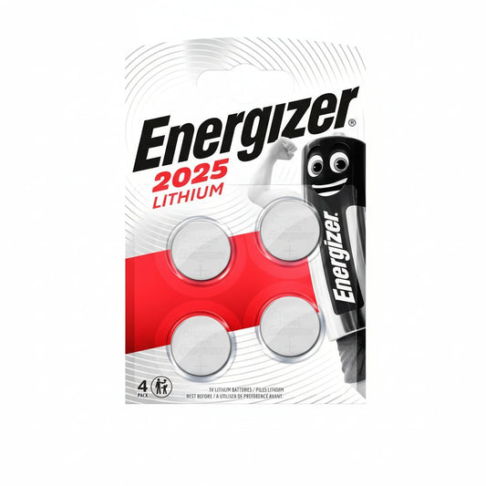 Energizer CR2025 Lithium Batterien 4er Pack – 3,0V Knopfzellen - MIZO.at