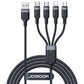 USB-Type-C auf 2x Lightning & Micro-USB Kabel, 1,2 m Schwarz – 3,5A Multi-Ladekabel - MIZO.at