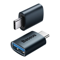 Baseus OTG USB-C Adapter | Type-C to USB-A 3.2 Gen 1 Blue - MIZO.at