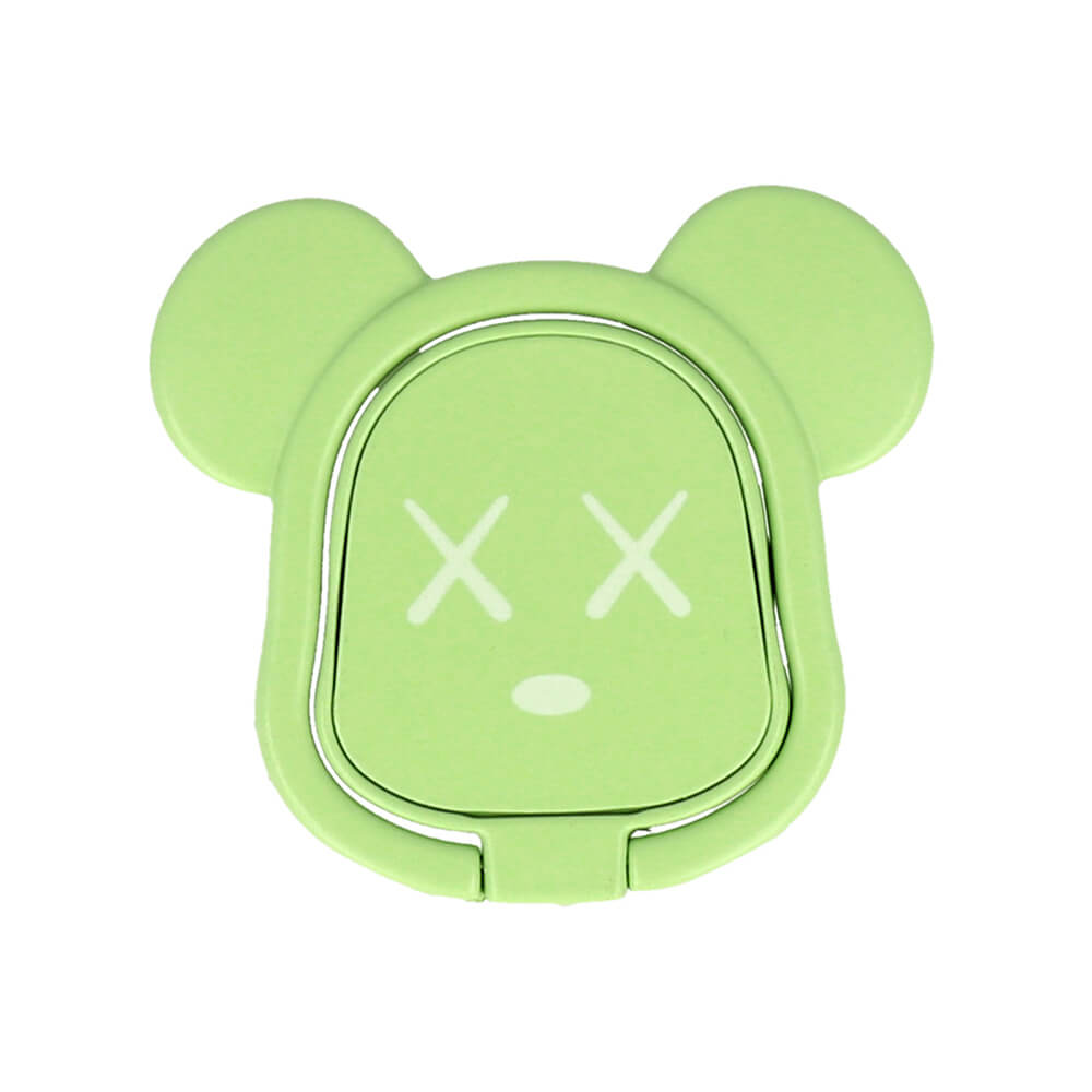 Bear Ring Holder | Light Green | Phone Stand & Finger Grip - MIZO.at