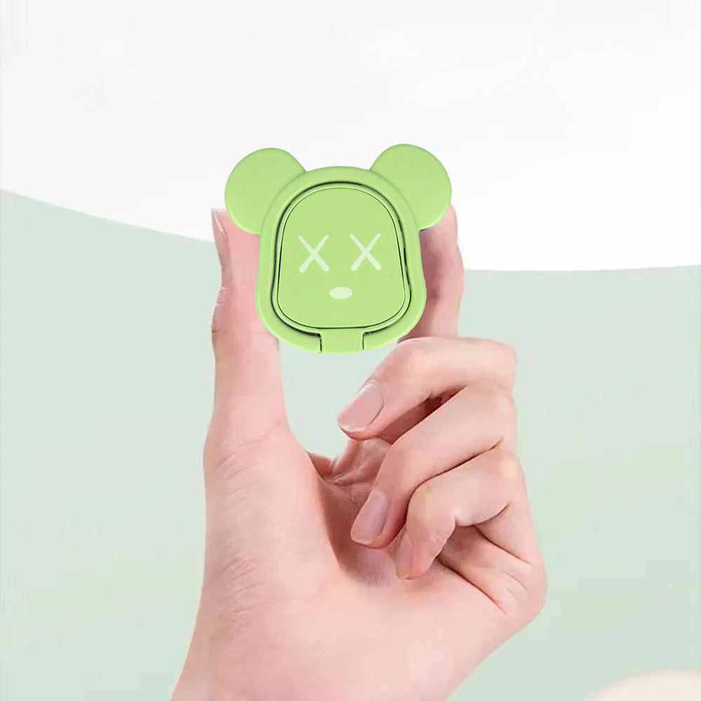 Bear Ring Holder | Light Green | Phone Stand & Finger Grip - MIZO.at