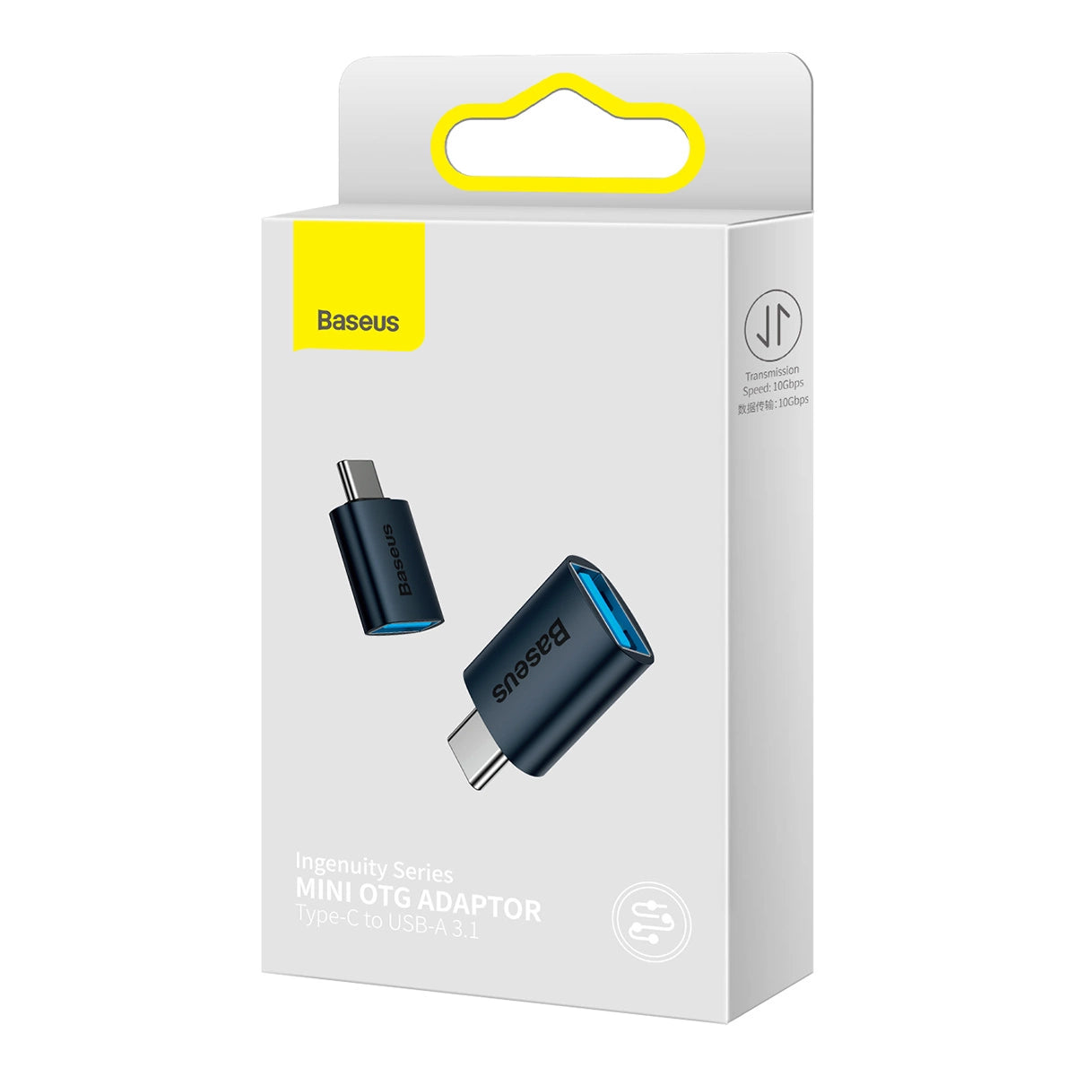 Baseus OTG USB-C Adapter | Type-C to USB-A 3.2 Gen 1 Blue - MIZO.at